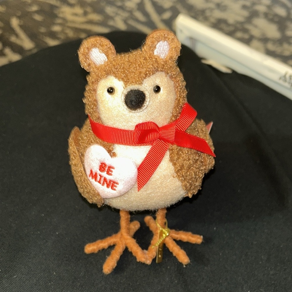 NWT Featherly Friend Spritz bear felt bird - Picture 5 of 9